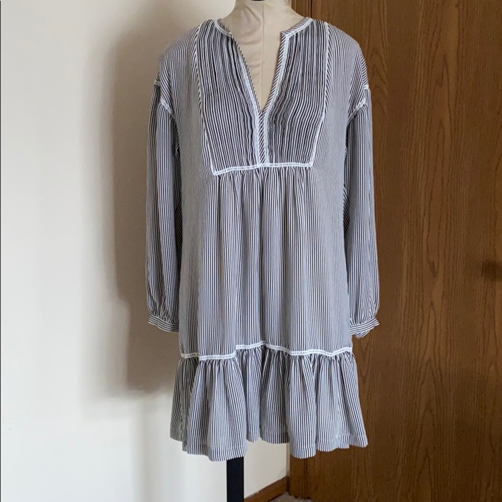 Striped shift dress
